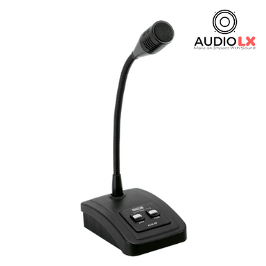Ahuja ACM-96 - Single zone Desktop Paging Microphone - Audiolx