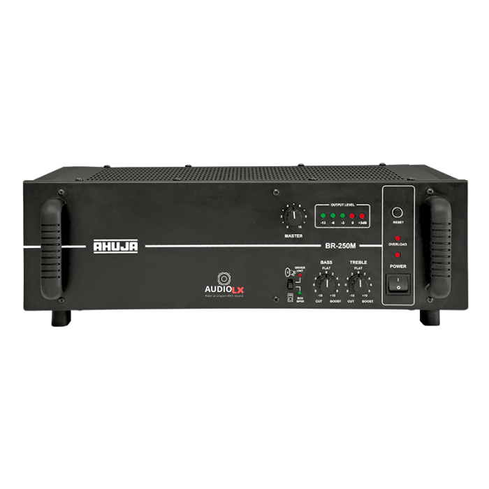 BR-250M - 250 Watts Ahuja High Wattage PA Power Amplifier - Audiolx