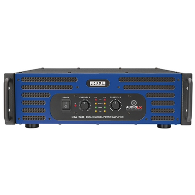 LXA-2400 - Ahuja 1200+1200 Watts Dual Channel Power Amplifier - Audiolx