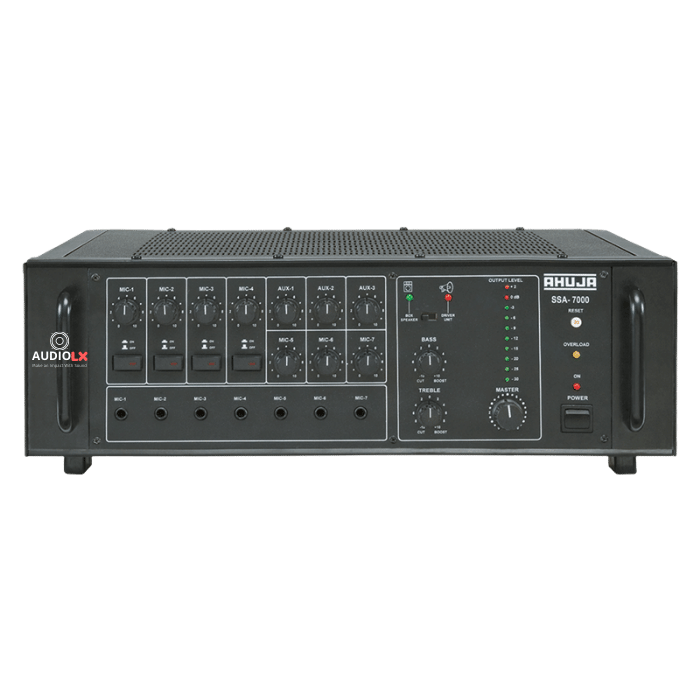 SSA-7000 - Ahuja 700 Watts High Wattage PA Mixer Amplifier - Audiolx