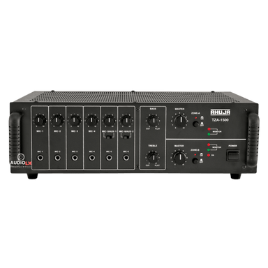 TZA-1500 - Ahuja 160 Watts 2 Zone PA Mixer Amplifier - Audiolx