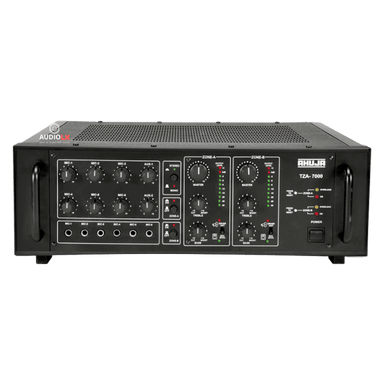 TZA-7000 - Ahuja 700 Watts 2 Zone PA Mixer Amplifier - Audiolx
