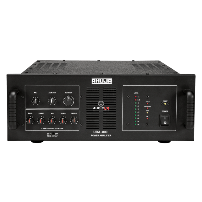 UBA-800 - Ahuja 800 Watts DJ & Pa Power Amplifier - Audiolx